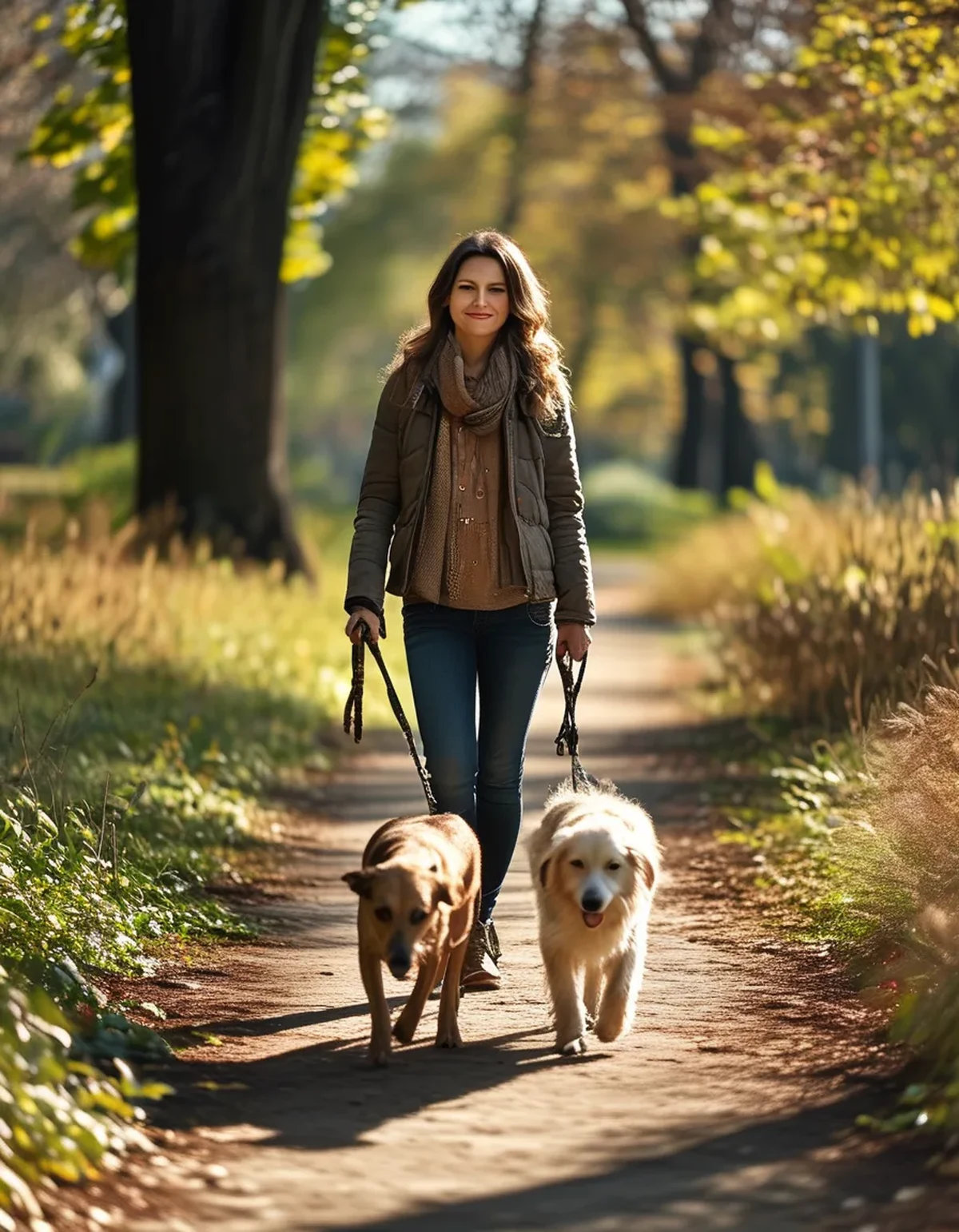 The Dog Walk Outfit Detail That Prevents Leash Tangle With Multiple Dogs