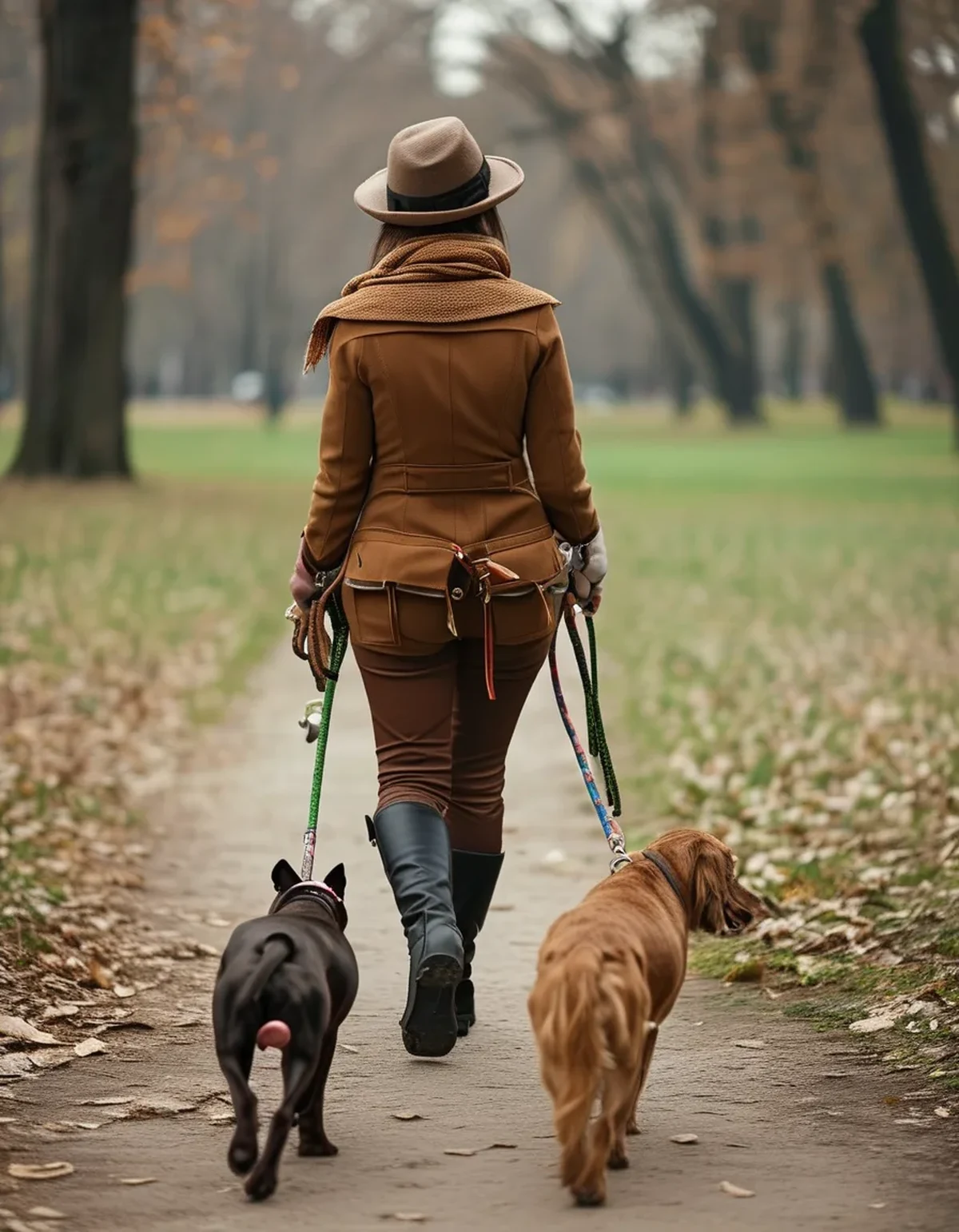 Dressing for Dog Walks When You're Walking More Than One Dog