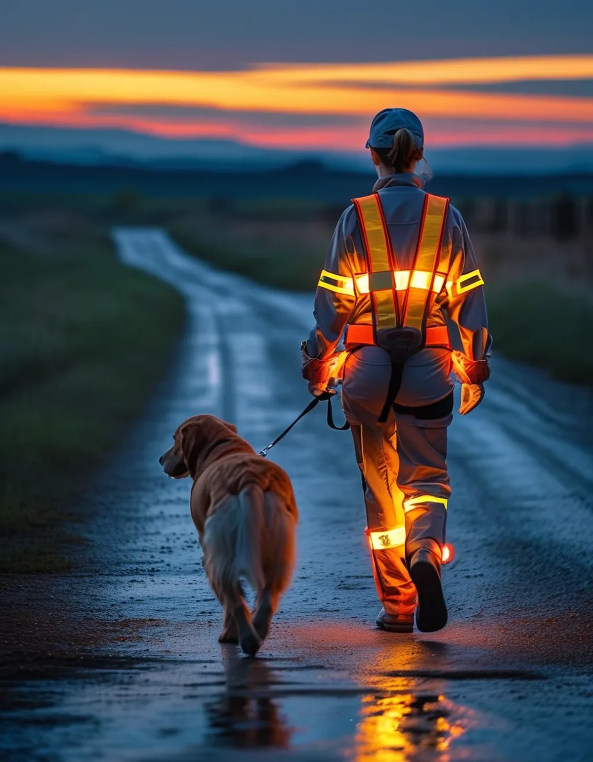 Dog Walking Outfits With Reflective Details That Actually Work at Night
