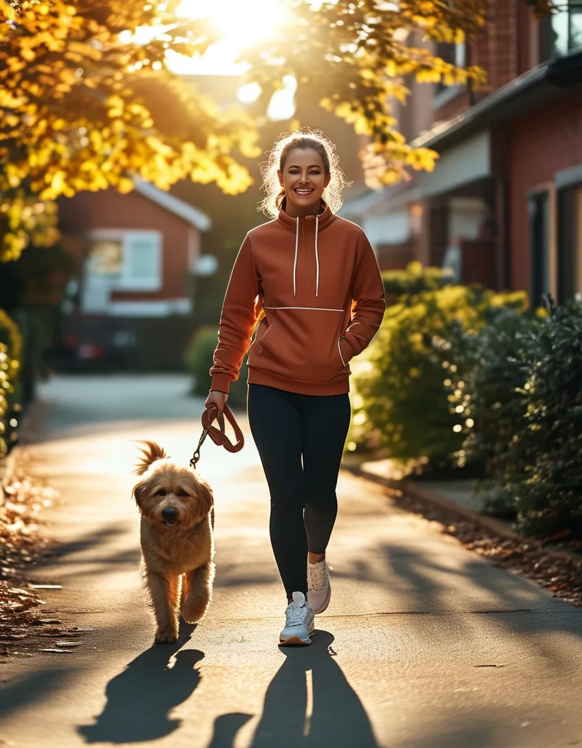 The Hot Weather Dog Walk Outfit That Survives a Pulling Dog
