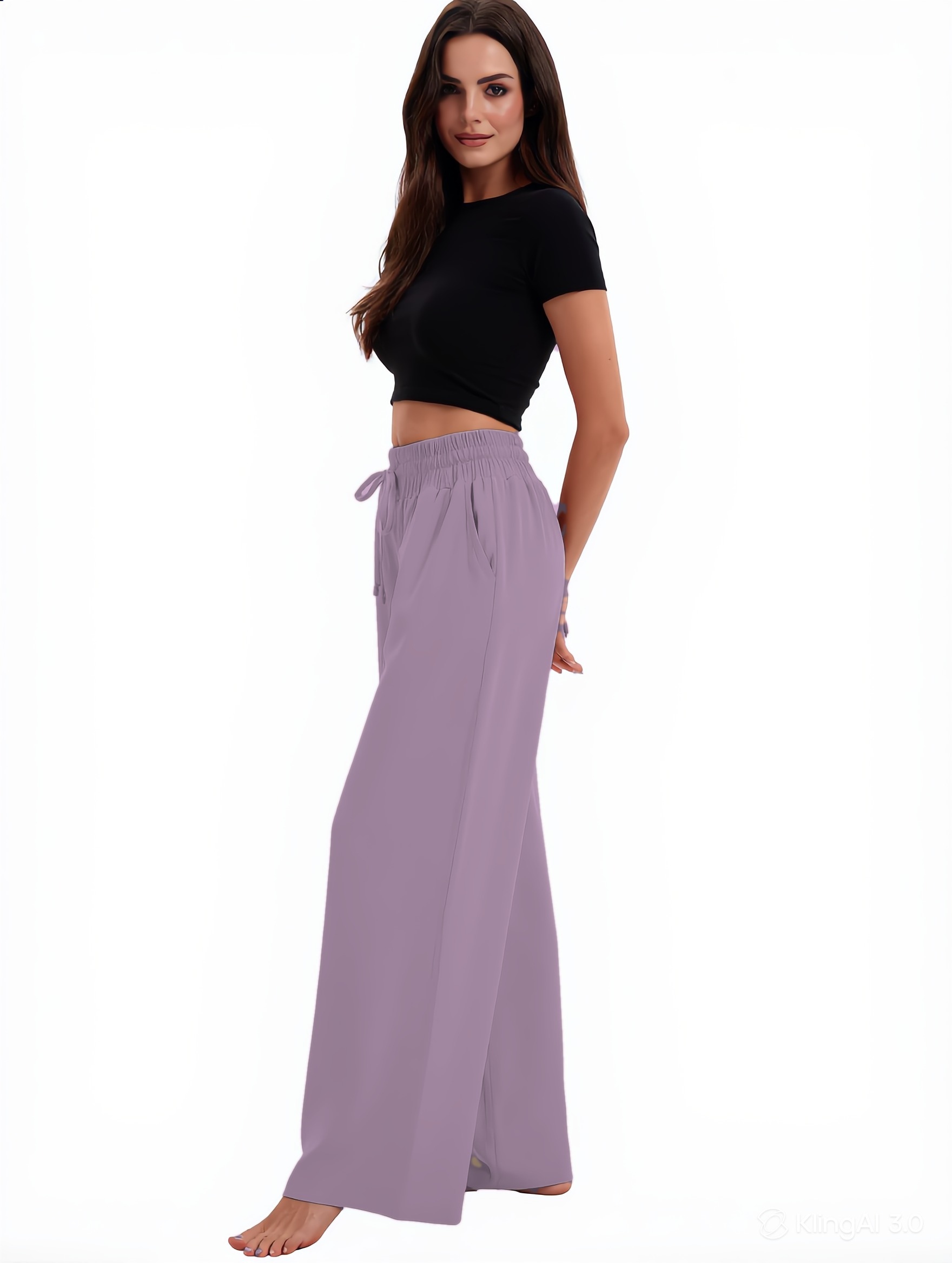 Wide-Leg Yoga Pants in Taupe — The Dog Walk Edit style look
